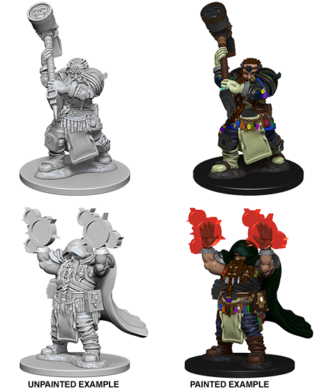 D&D Nolzur’s Marvelous Miniatures: Dwarf Male Cleric