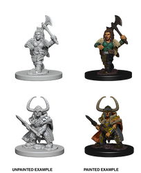 D&D Nolzur's Marvelous Miniatures: Dwarf Female Barbarian
