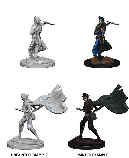 Pathfinder Battles Deep Cuts Unpainted Miniatures: Elf Female Rogue