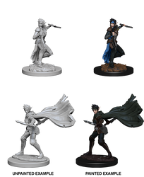 Pathfinder Battles Deep Cuts Unpainted Miniatures: Elf Female Rogue
