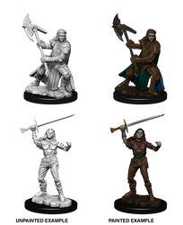 D&D Nolzur's Marvelous Miniatures - Female Half-Orc Fighter