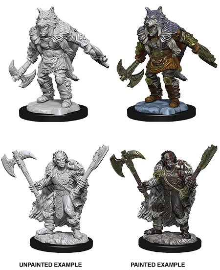 D&D Nolzur's Marvelous Miniatures - Male Half-Orc Barbarian