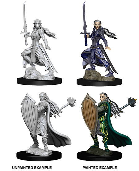 D&D Nolzur's Marvelous Miniatures - Female Elf Paladin