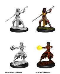 D&D Nolzur's Marvelous Miniatures - Female Half-Elf Monk