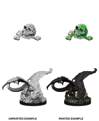 D&D Nolzur's Marvelous Miniatures - Black Dragon Wyrmling