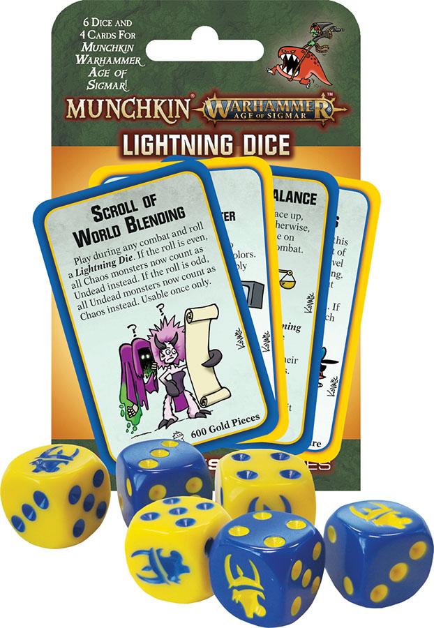 Munchkin: Warhammer Age of Sigmar - Lightning Dice