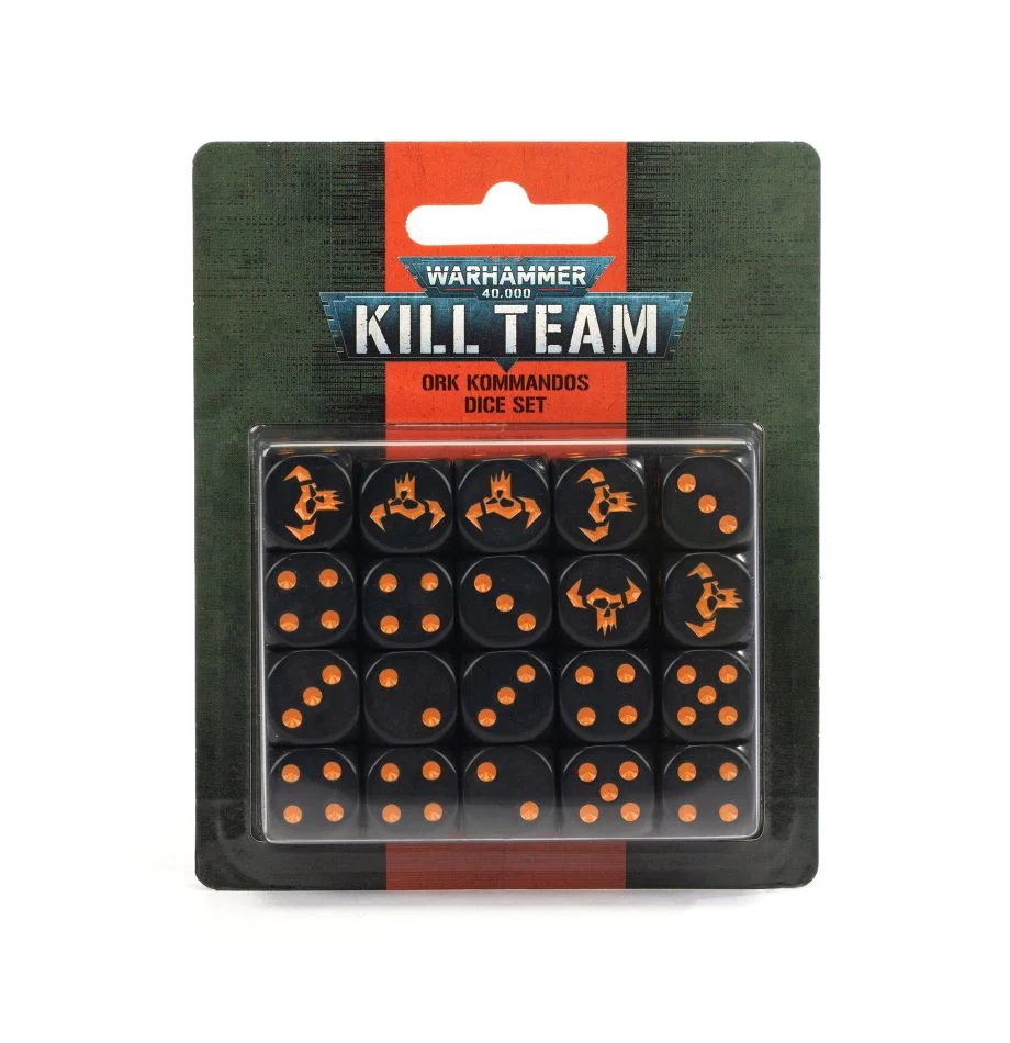 Warhammer 40K: Kill Team Ork Kommandos Dice Set