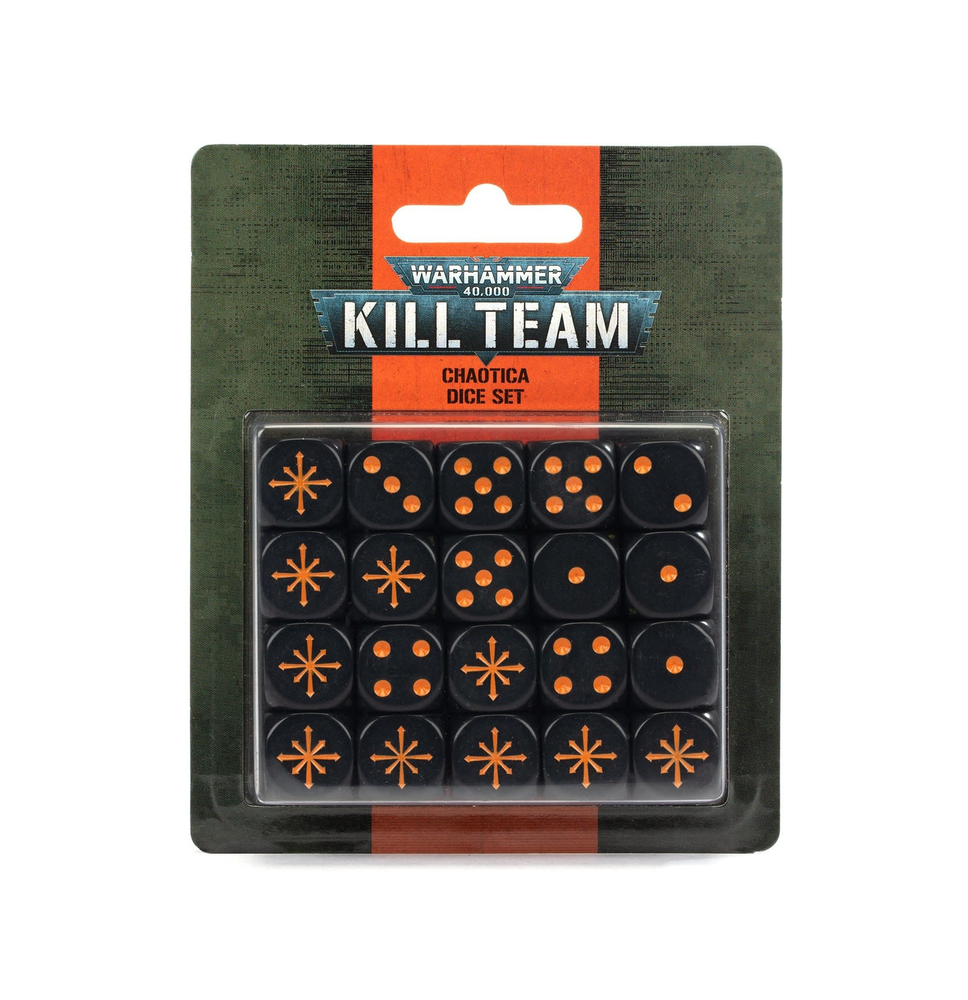 Warhammer 40K: Kill Team Chaotica Dice Set