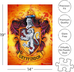 Harry Potter - Gryffindor House Crest - 500 Piece Puzzle