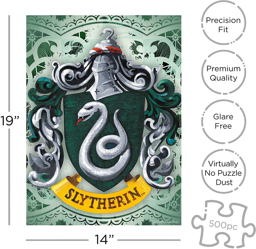 Harry Potter - Slytherin House Crest - 500 Piece Puzzle