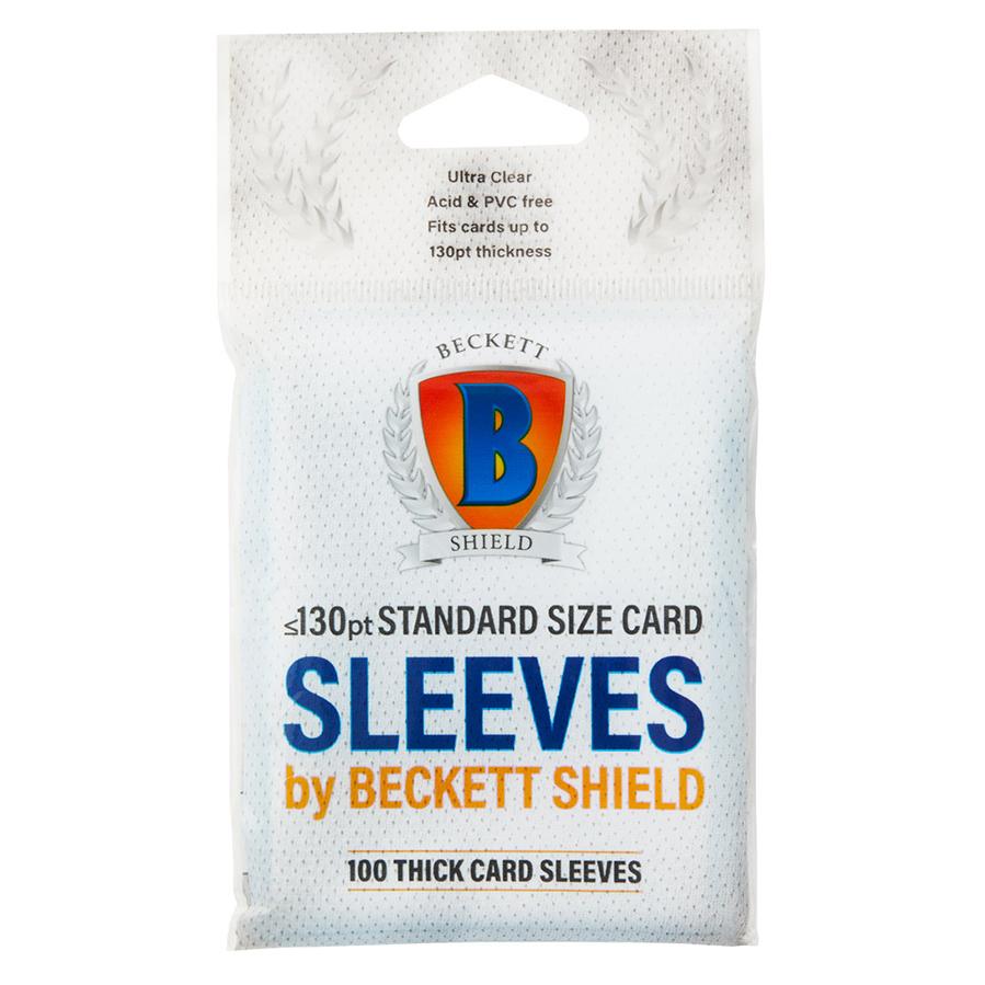 Beckett Shield 130pt Thick Size Card Sleeves