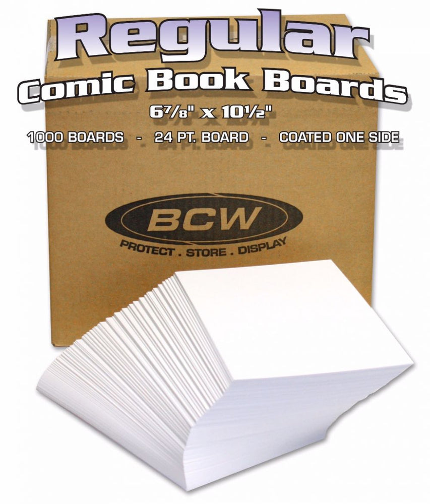 BCW Bulk Regular Comic Backing Boards