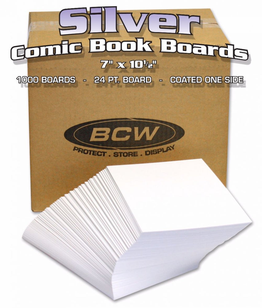 BCW Bulk Silver Comic Backing Boards