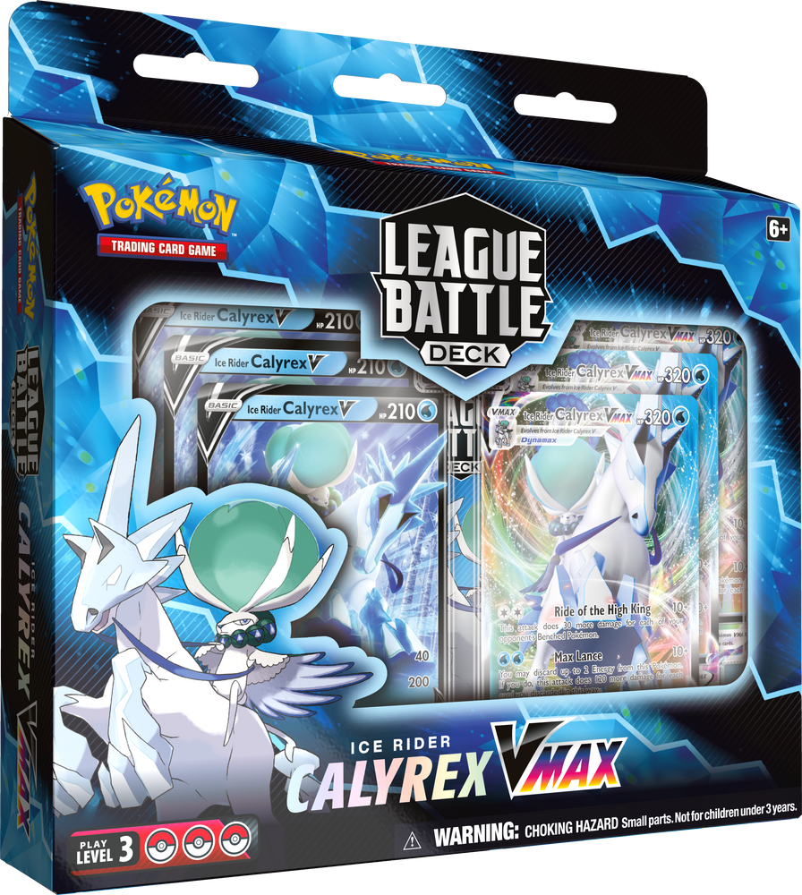 Pokémon TCG: Icy Rider Calyrex VMax League Battle Deck