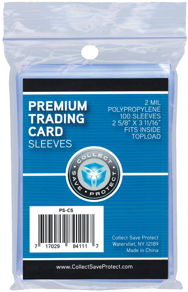 Collect Save Protect Standard Size 2-5/8" X 3-11/16" Soft Card "Penny" Sleeves