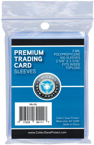 Collect Save Protect Standard Size 2-5/8" X 3-11/16" Soft Card "Penny" Sleeves