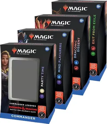 Magic Commander Legends: Battle for Baldur's Gate Commander Deck Set of 4