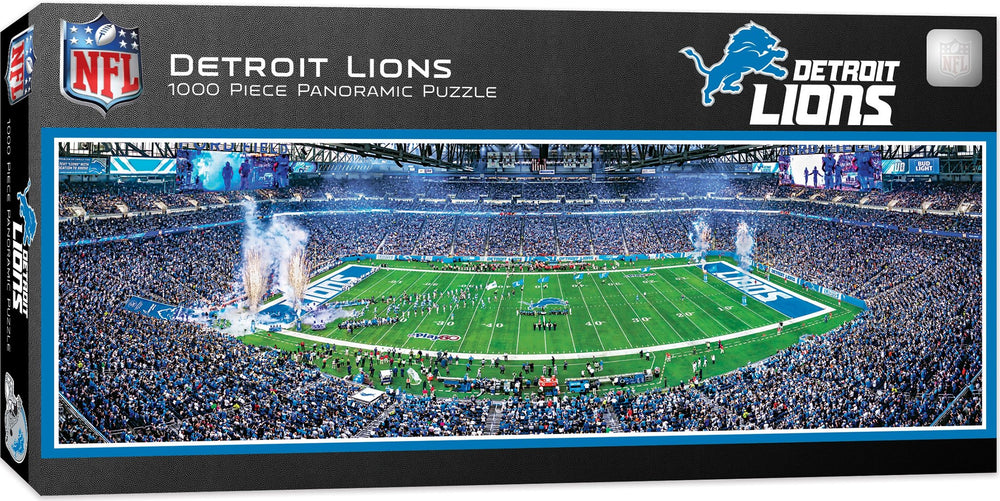Detroit Lions - 1000 Piece Stadium Panoramic Jigsaw Puzzle