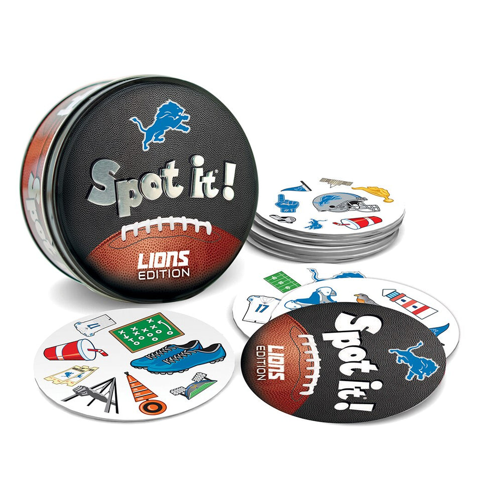 NFL Detroit Lions Spot it! Card Game