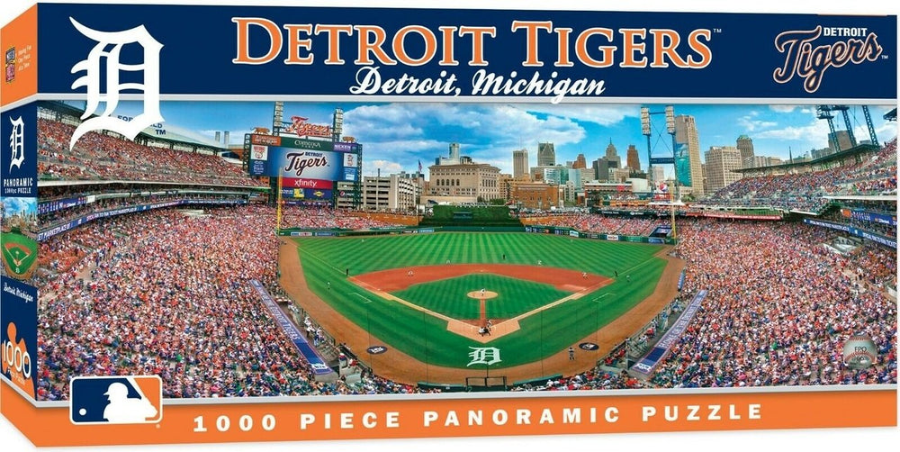 Detroit Tigers - 1000 Piece Stadium Panoramic Jigsaw Puzzle