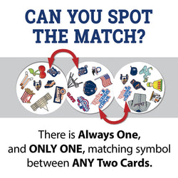 MLB Detroit Tigers Spot it! Card Game