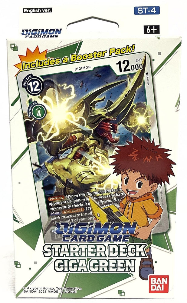 Digimon TCG Card Game Giga Green Starter Deck ST-4