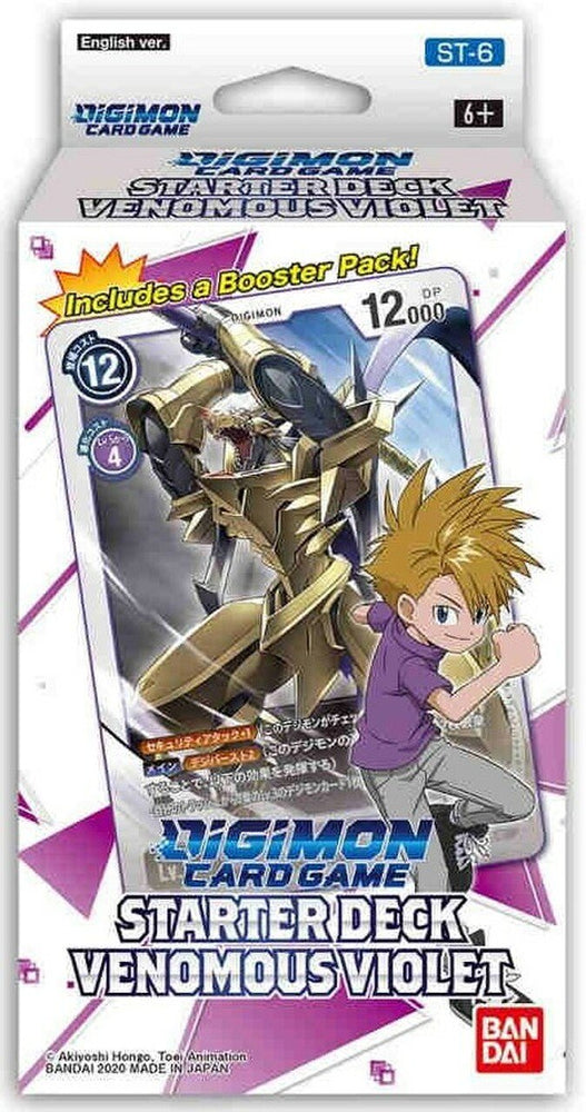 Digimon TCG Card Game Venomous Violet Starter Deck ST-6