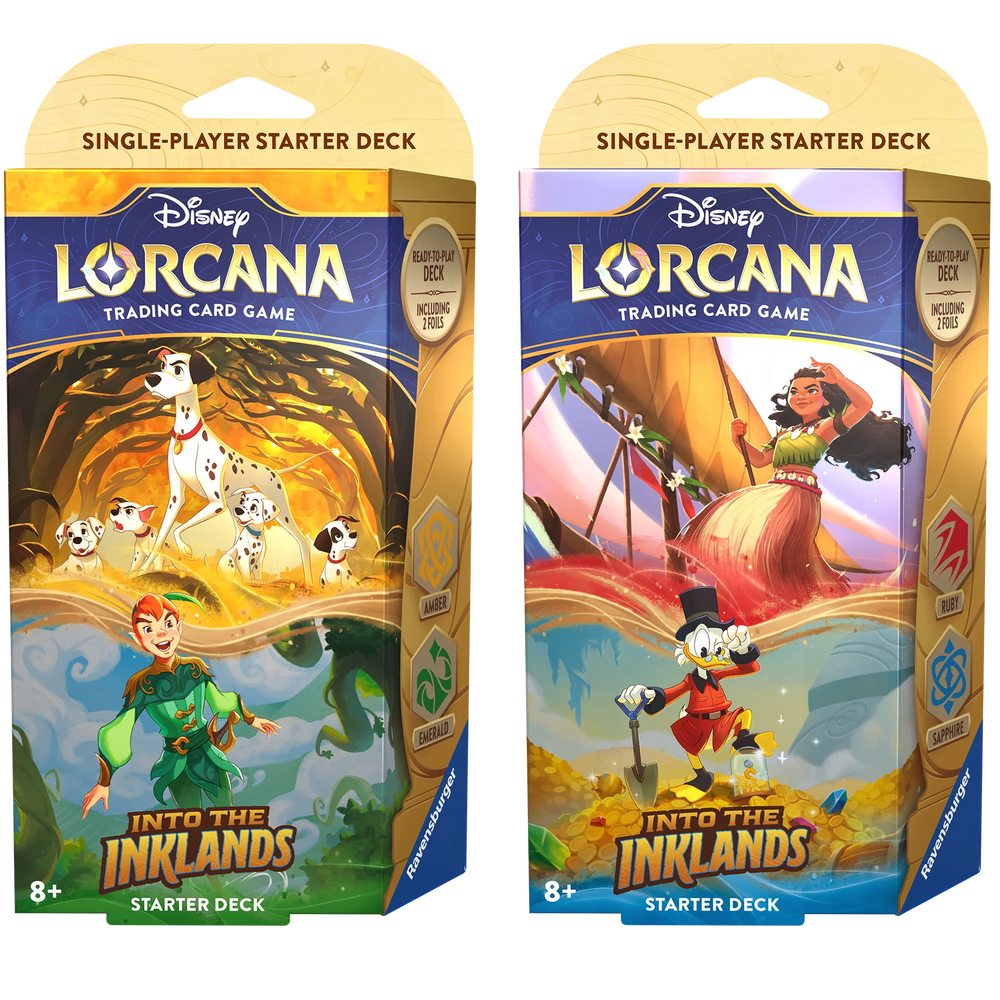 Disney Lorcana: Into the Inklands - Starter Deck Set of 2