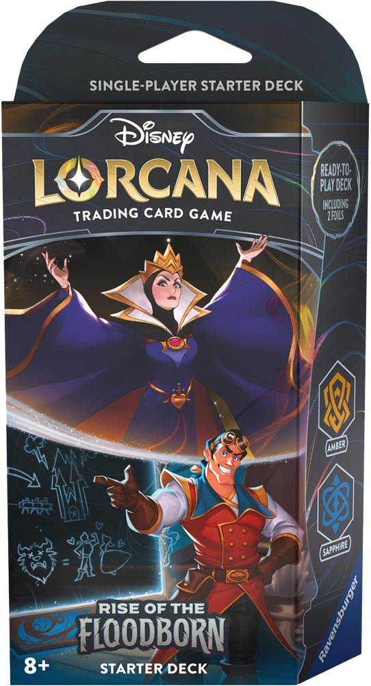 Disney Lorcana: Rise of the Floodborn - Starter Deck Amber Sapphire