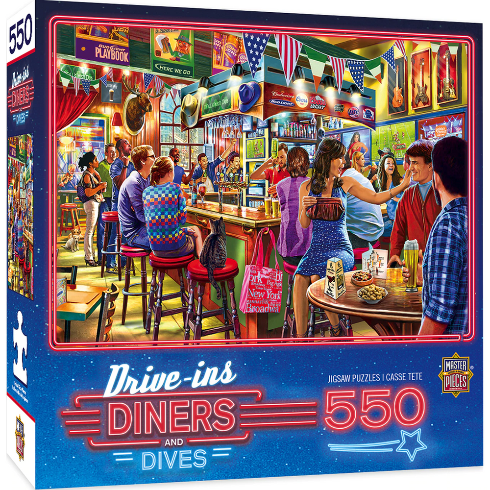 Drive-ins Diners and Dives - Duffy's Sports & Suds - 550 Piece Puzzle