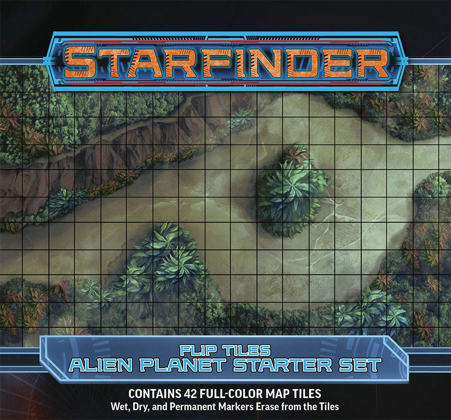Starfinder RPG: Flip-Tiles - Alien Planet Starter Set