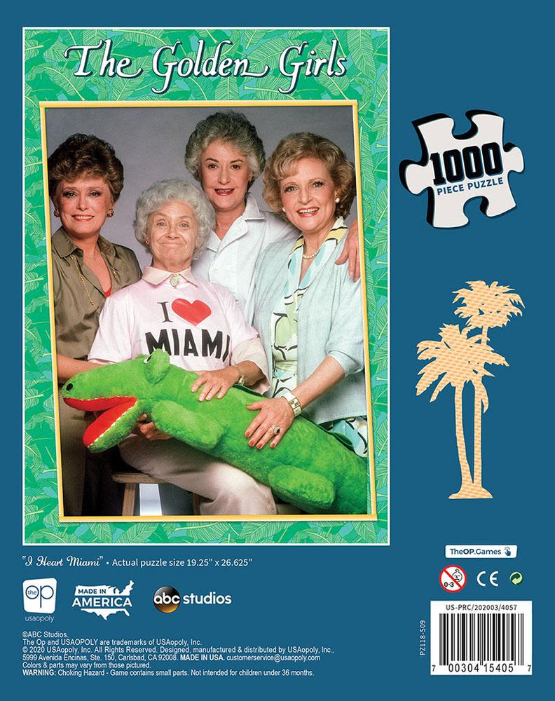 The Golden Girls I Heart Miami - 1000 Piece Puzzle