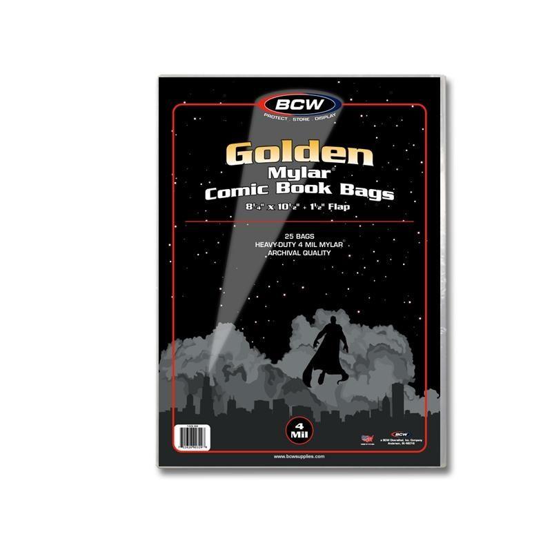 BCW Golden Comic Mylar Archivals - 4 MIL