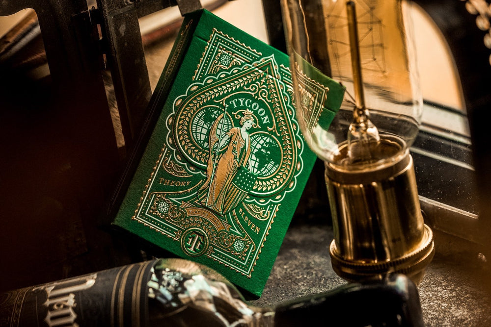 Green Tycoon Playing Cards