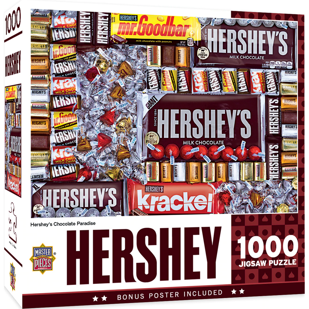 HERSHEY'S CHOCOLATE PARADISE 1000 PIECE JIGSAW PUZZLE