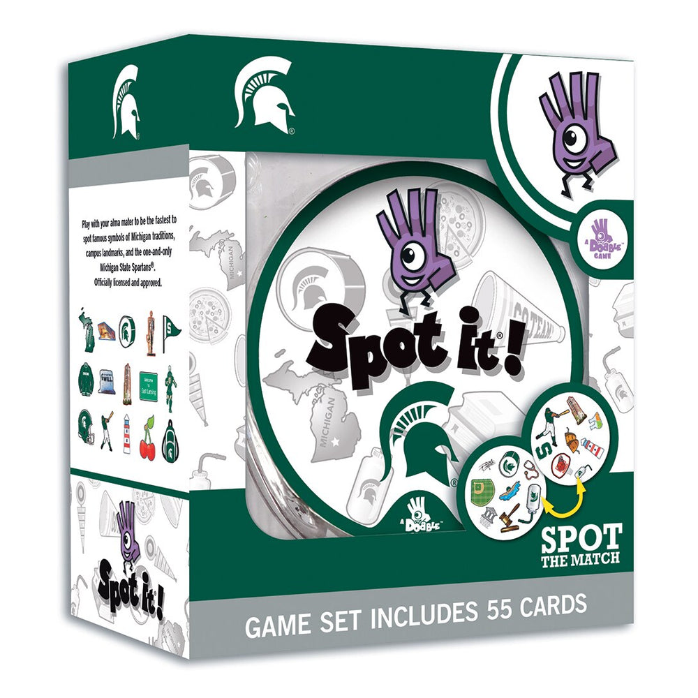 Michigan State University Spartans Spot it! Card Game