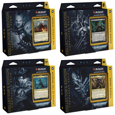Magic Universes Beyond Warhammer 40,000 Commander Deck Collector's Edition - Set of 4 Decks