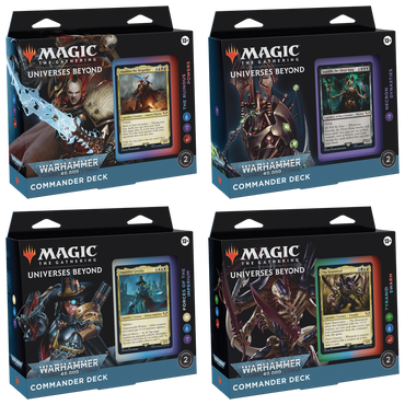 Magic Universes Beyond Warhammer 40,000 Commander Deck - Set of 4 Decks