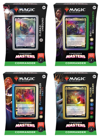 Magic Commander Masters Commander Deck Set of 4