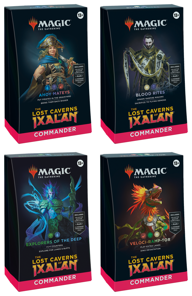 Magic The Lost Caverns of Ixalan Commander Deck (Set of 4 Decks)