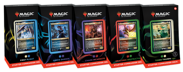 Magic Starter Commander Deck - Set of 5 Decks