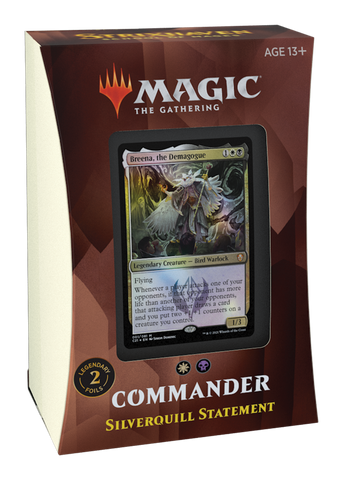 Magic Strixhaven: School of Mages Commander Deck - Silverquill Statement
