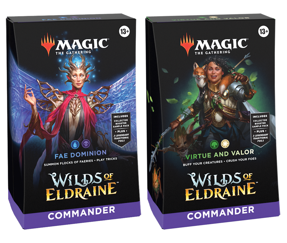 Magic Wilds of Eldraine Commander Deck (Set of 2 Decks)