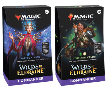 Magic Wilds of Eldraine Commander Deck (Set of 2 Decks)