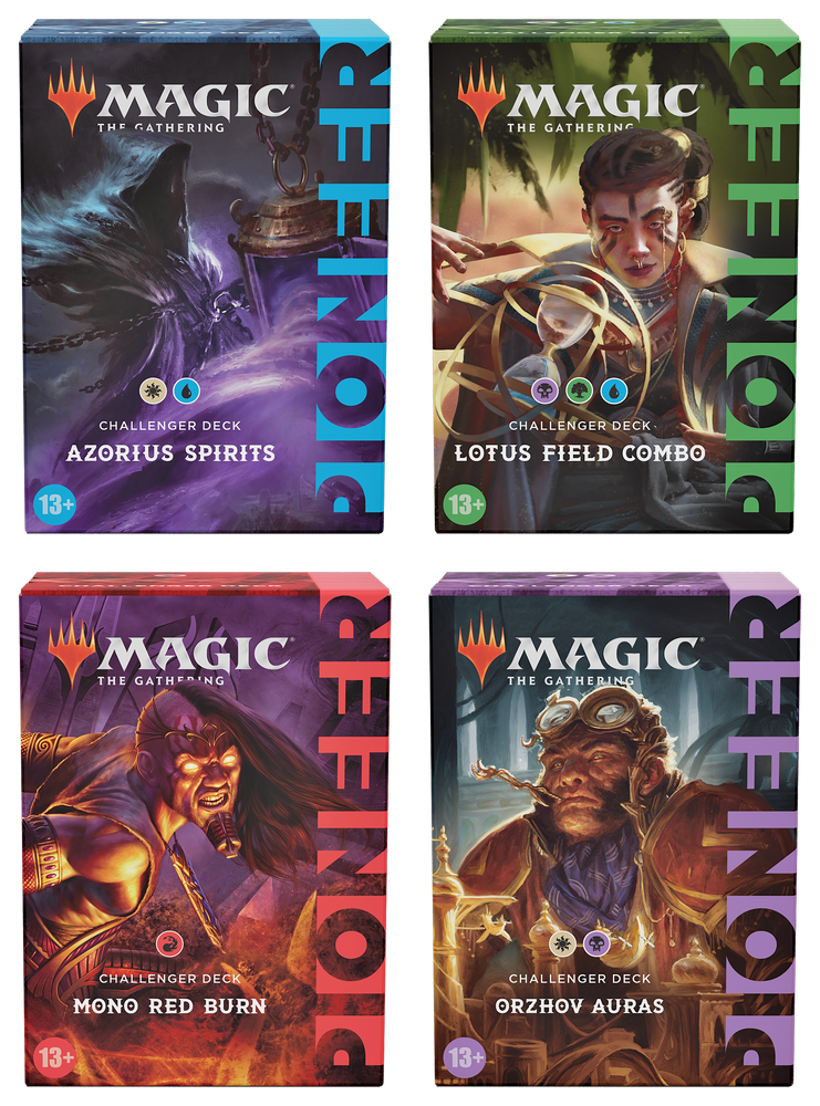 Magic Pioneer Challenger Decks 2021 - Set of 4