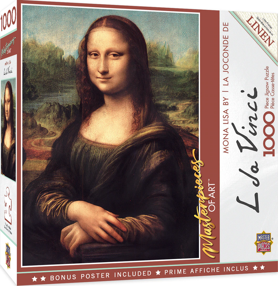 MASTERPIECES - MONA LISA - 1000 PIECE JIGSAW PUZZLE