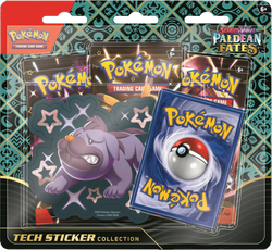 Pokémon TCG: Scarlet & Violet - Paldean Fates 3 Pack Tech Sticker Collection