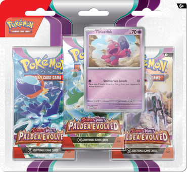 Pokémon TCG: Scarlet & Violet - Paldea Evolved 3 Pack Blister Pack with Promo and Coin