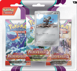 Pokémon TCG: Scarlet & Violet - Paldea Evolved 3 Pack Blister Pack with Promo and Coin