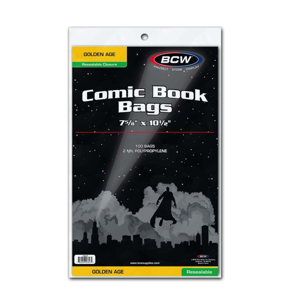 BCW Resealable Golden Comic Bags